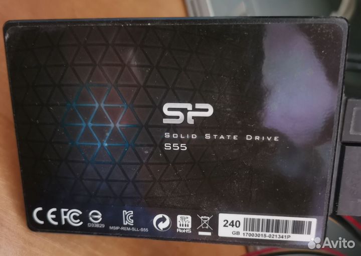 SSD накопитель Silicon Power S55 240гб, 2.5