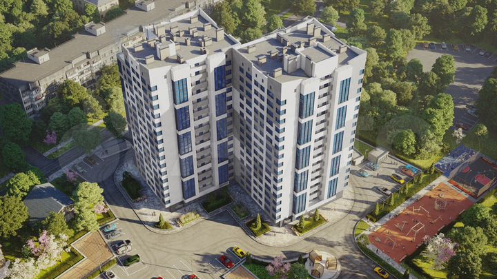 1-к. квартира, 45,2 м², 13/16 эт.