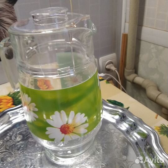 Кувшин-графин и 6 стаканов Luminarc 