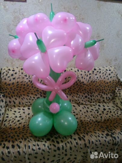 Цветы из шаров