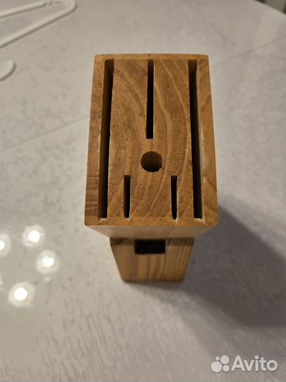 Подставка для ножей деревянная