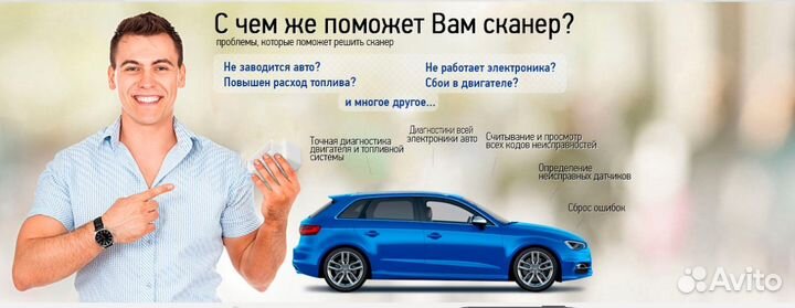 Устройство диагностики ELM 327 OBD 2 сканер