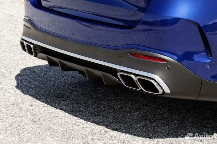 Диффузор с насадками 6.3 AMG GBT Mercedes GLE V167