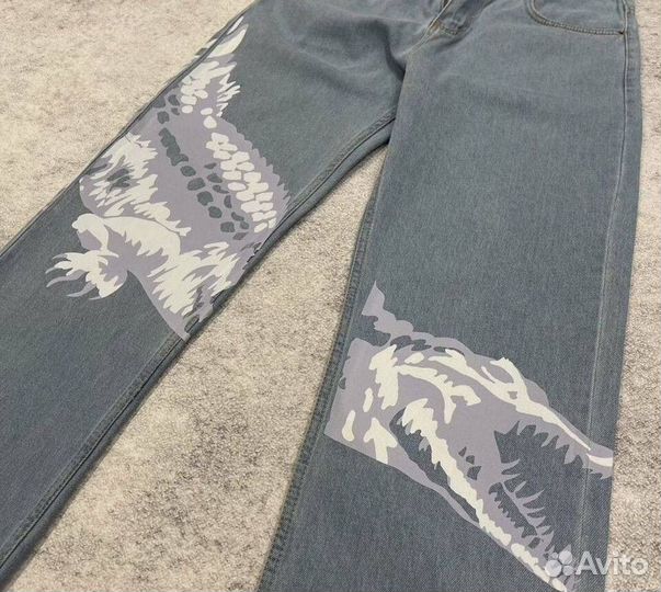 Джинсы lacoste с крокодилом