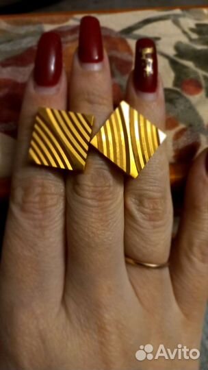 Брошь и запонки Винтаж СССР