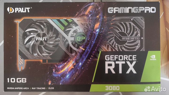 Видеокарта Palit GeForce RTX 3080 GamingPro