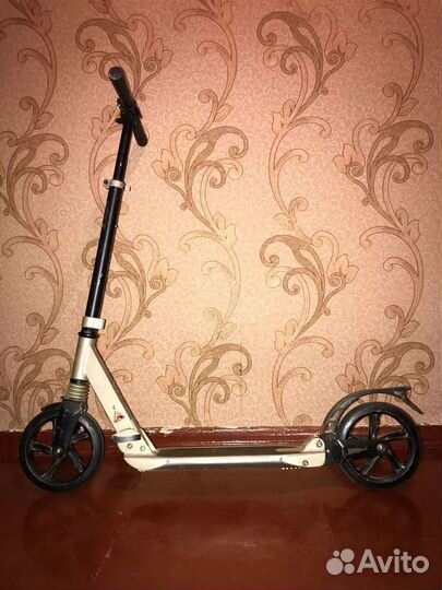 Складной самокат с амортизаторами