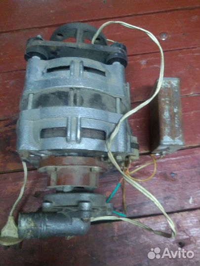 Двигатель от стиральной машины с помпой