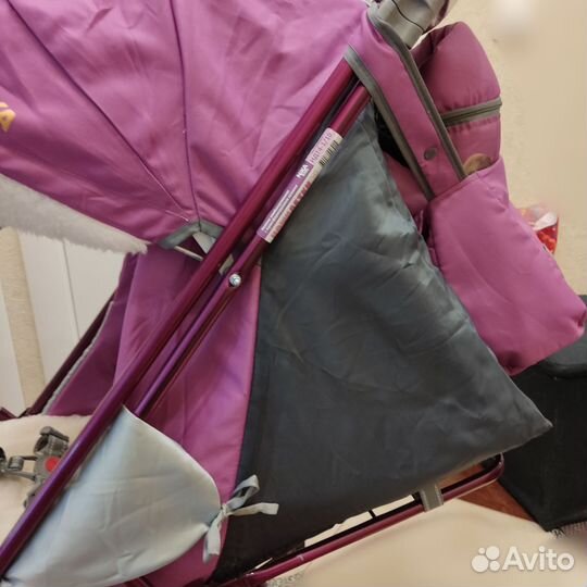 Детские санки коляска