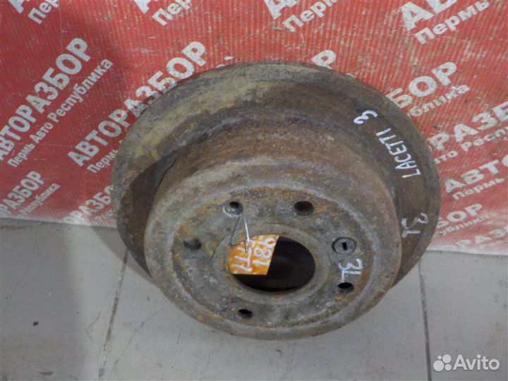 Диск тормозной задний левый Chevrolet Lacetti 2008