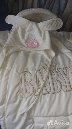 Конверт на выписку для девочки весна/осень