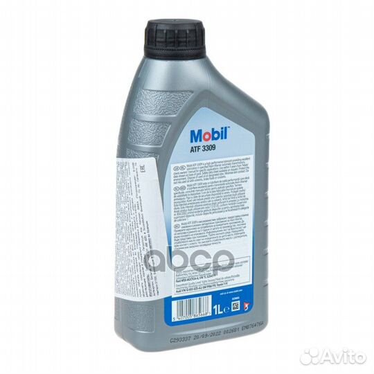 Mobil ATF 3309 (1L) жидкость для АКПП, гур синт