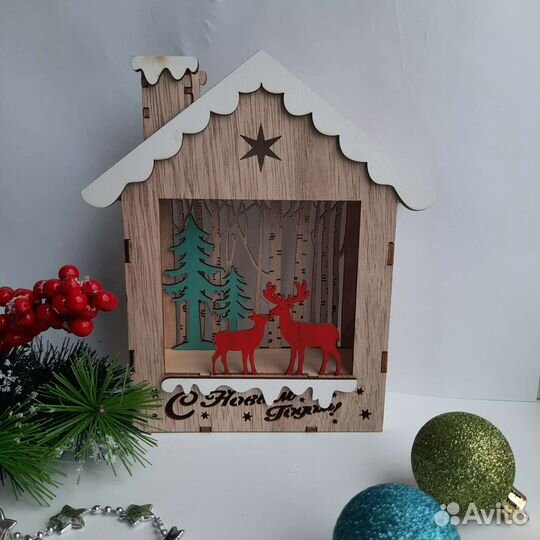 Светильник ночник подарок гирлянда