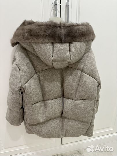 Парка кашемировая Loro Piana с норкой