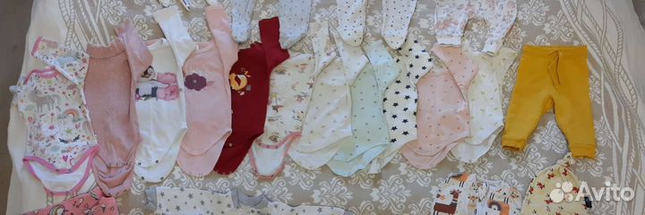 Детские вещи пакетом для девочек 74-80 см