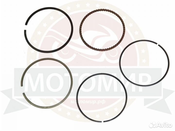 Кольца поршневые 4х такт. 50,00 мм GY6, Delta100