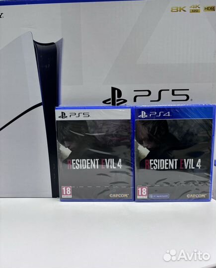 Игра Resident evil 4 remake ps4 диск новый