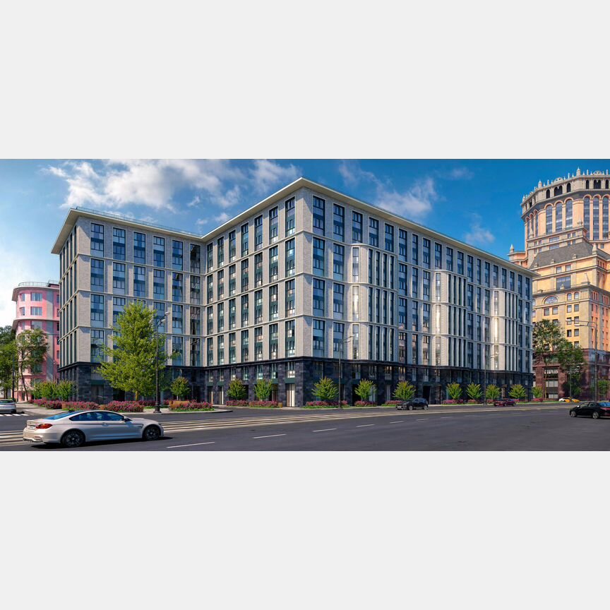 2-к. апартаменты, 71,1 м², 6/10 эт.