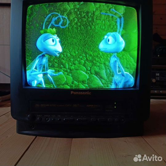 Телевизор видеодвойка panasonic
