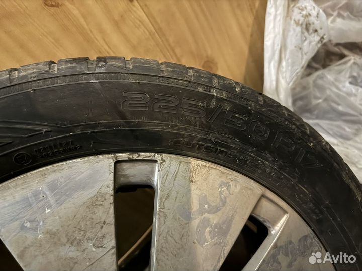 Колеса в сборе r17 летние nokian tyres