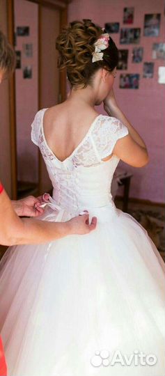 Свадебное платье 42-44 р