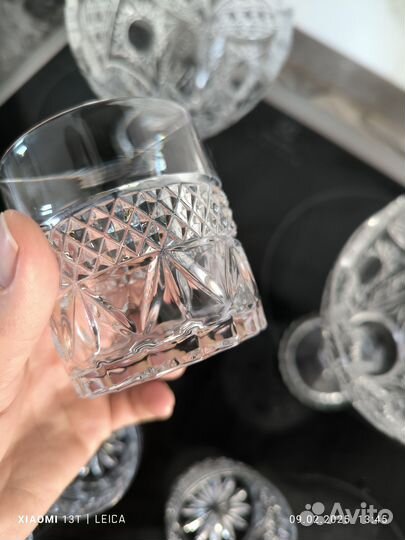 Хрусталь, рюмки, фужеры, хрустальная посуда