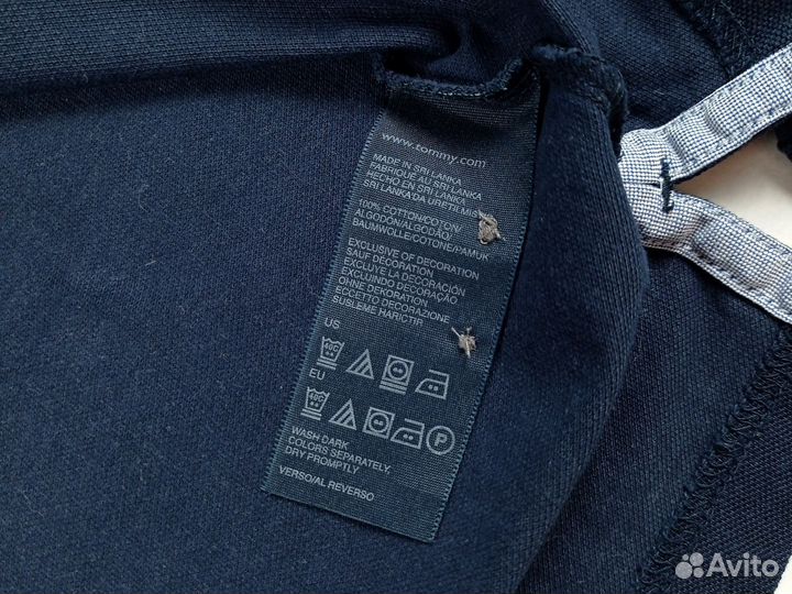 Tommy Hilfiger лонгслив поло, оригинал