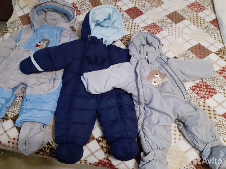 Комбинезоны осенний,демисезонный,зимний, 62,68,74
