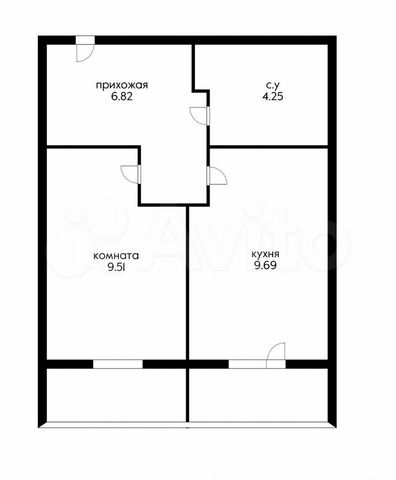 1-к. квартира, 36 м², 2/3 эт.