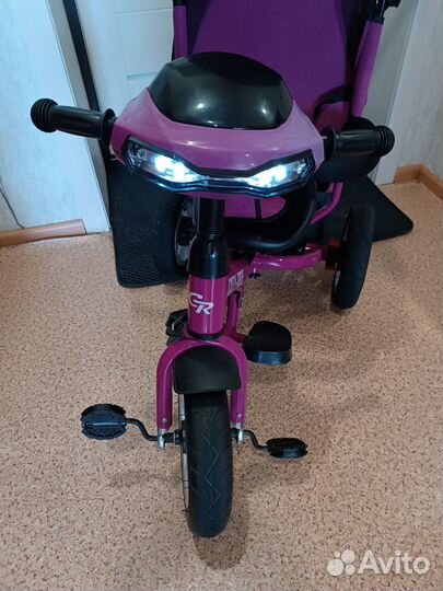 3х колесный велосипед с ручкой