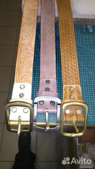 Ремни с тиснением