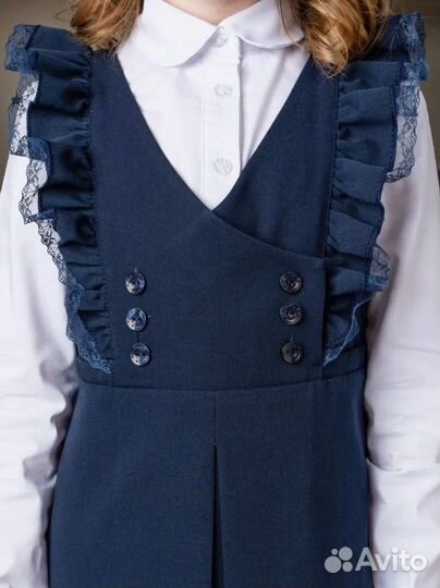 Школьная форма сарафан для девочки / Россия