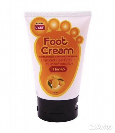 Тайский питательный крем для ног с манго