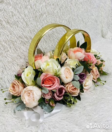 Свадебные украшения на автомобиль