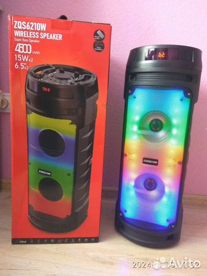 Блютуз колонка большая ZQS 6210