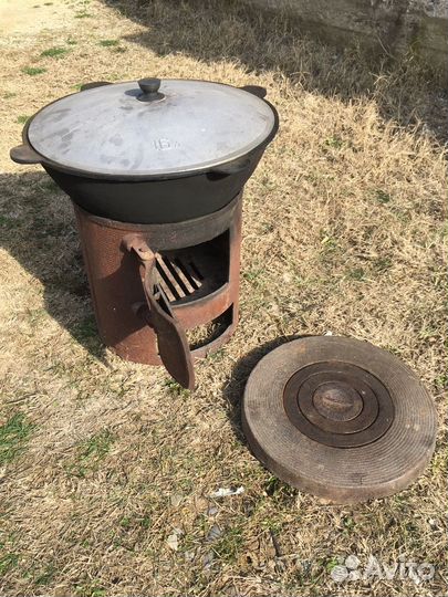 Печь для казана чугунная СССР