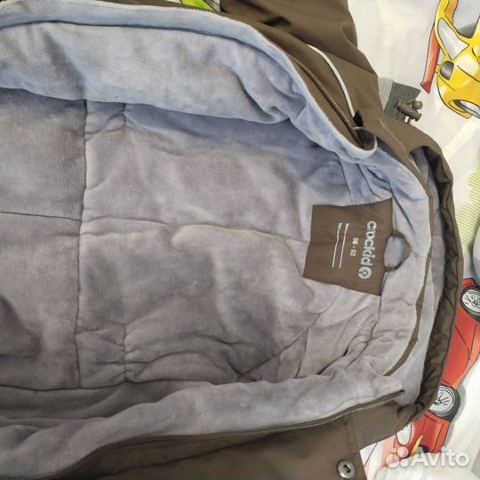 Зимний комбинезон crockid 86 92 коричневый