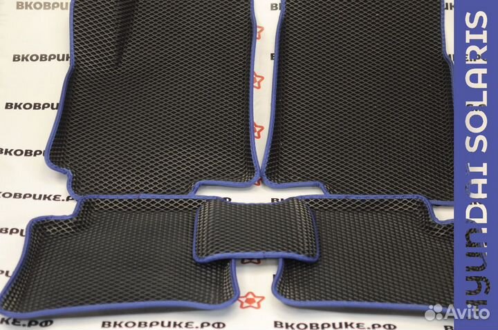Эва Коврики для Hyundai Solaris