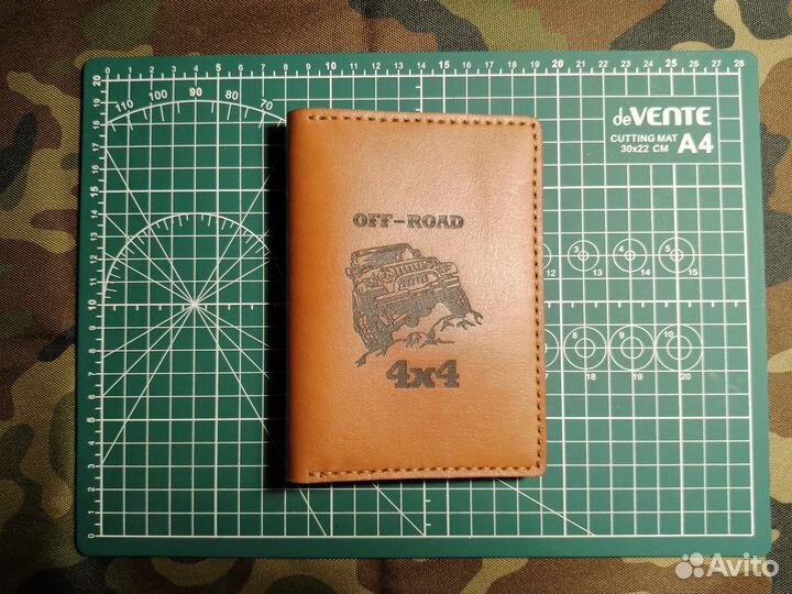 Обложка для автодокументов ручная работа