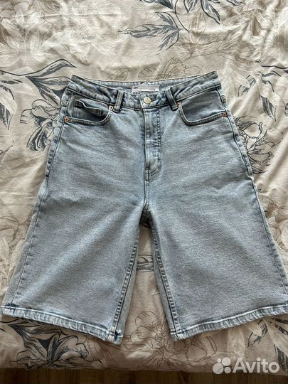 Шорты бермуды женские джинсовые