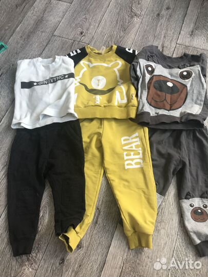 Детские вещи пакетом на мальчика 6м-1,3г