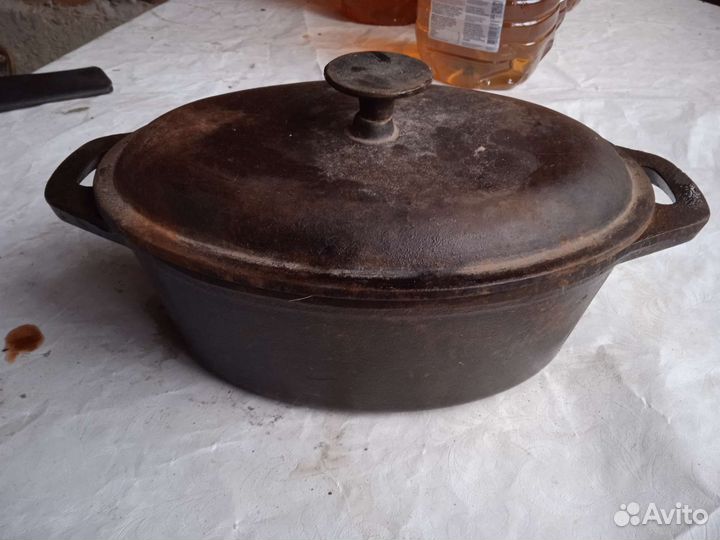 Гусятница чугунная