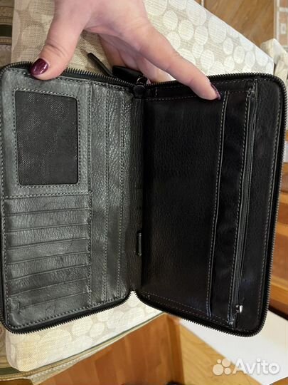 Кошелек мужской кожаный новый