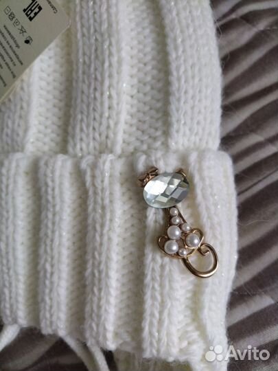 Комплект шапка, шарф