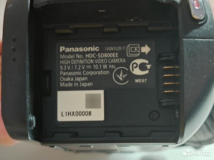 Видеокамера panasonic hdc-sd800