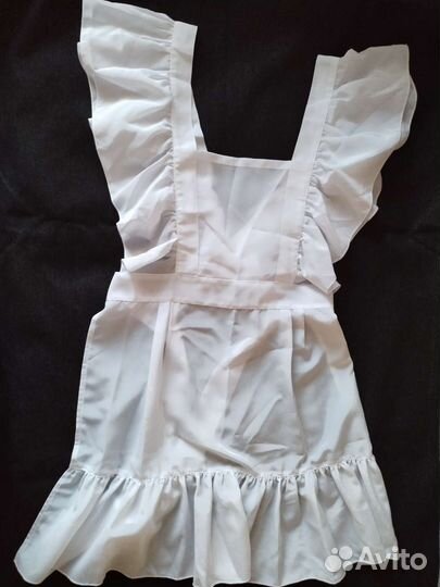 Белый школьный фартук