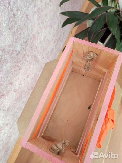 Ящик деревянный подарочный