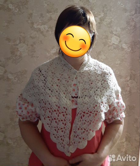 Шаль ручной работы