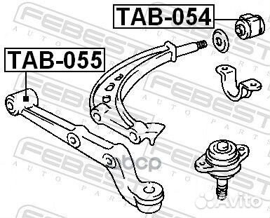 Сайлентблок toyota estima emina/lucida CXR1#.2#