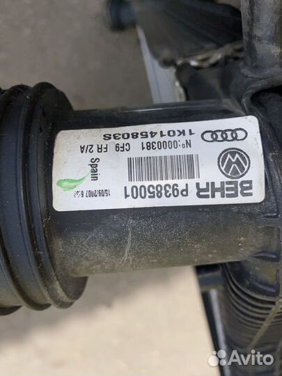 Радиатор интеркулера Audi A3 8P 1K0145803S